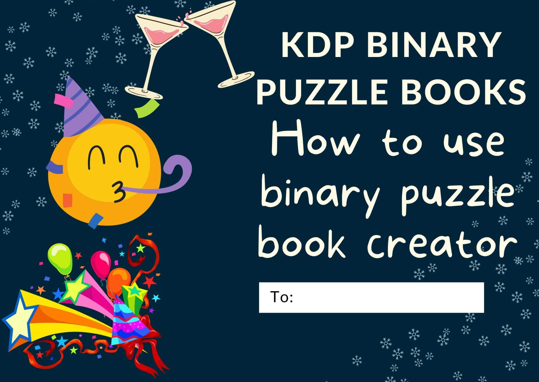binary kdp puzzle book creator