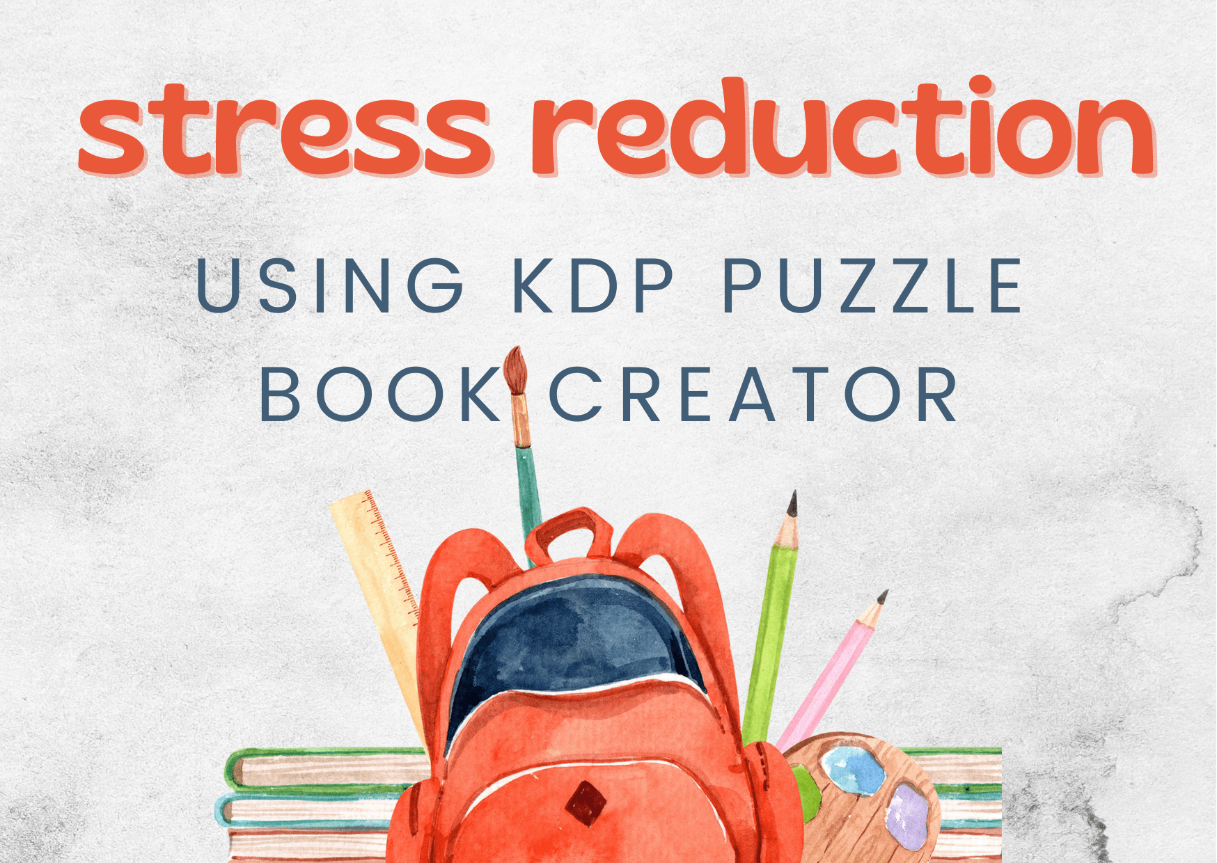 stress reduction kdp puzzle book creator